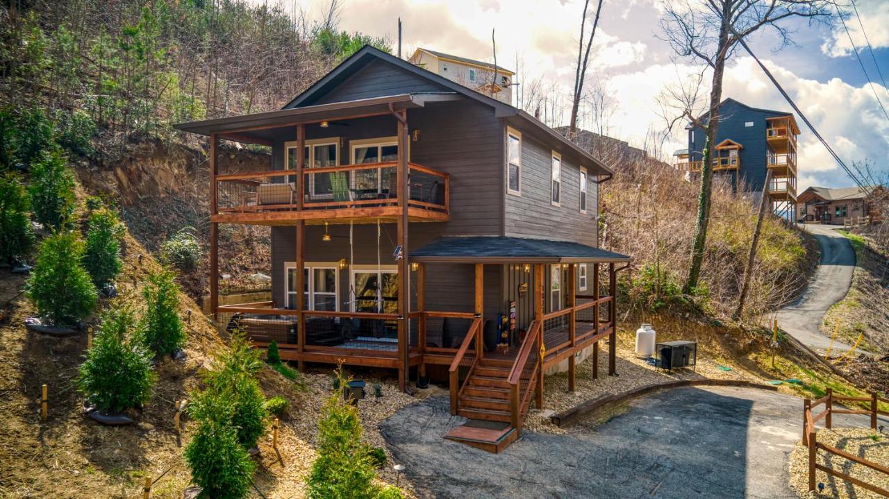 Mins To Gburg Sleeps 8 Hot Tub Arcade Area Pool Villa Gatlinburg Luaran gambar