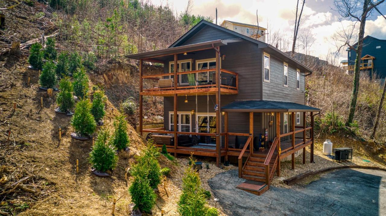 Mins To Gburg Sleeps 8 Hot Tub Arcade Area Pool Villa Gatlinburg Luaran gambar